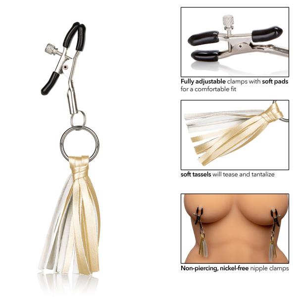 Nipple Play Playful Tassels Nipple Clamps