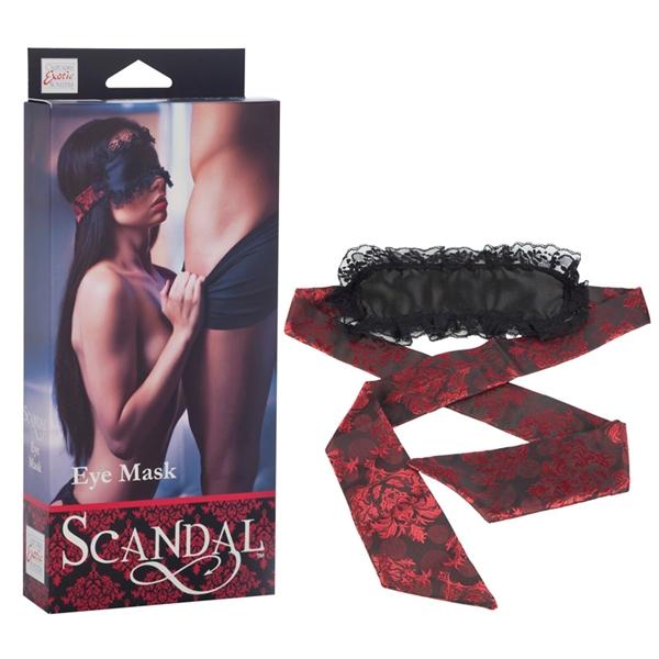 Scandal Eye Mask Black/Red