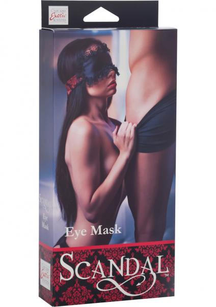 Scandal Eye Mask Black/Red