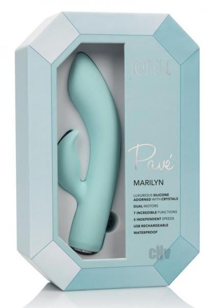 Pave Marilyn  Green Rabbit Style Vibrator