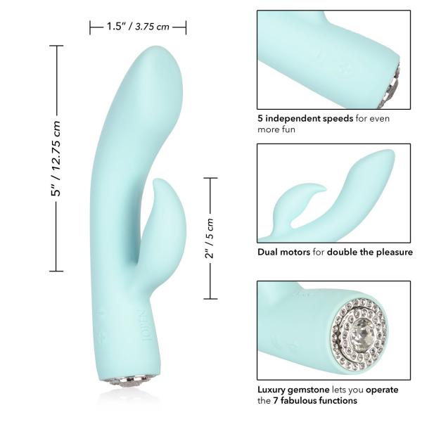 Pave Marilyn  Green Rabbit Style Vibrator