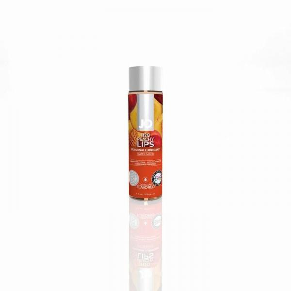 Jo H2O Flavored Water Based Lubricant Peachy Lips 4 Ounce