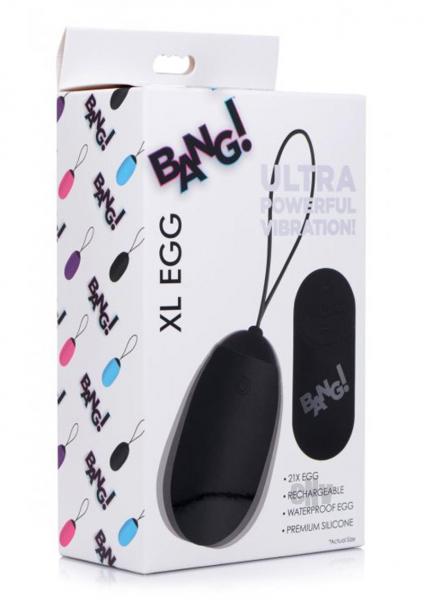 Bang! Xl Vibrating Egg Black