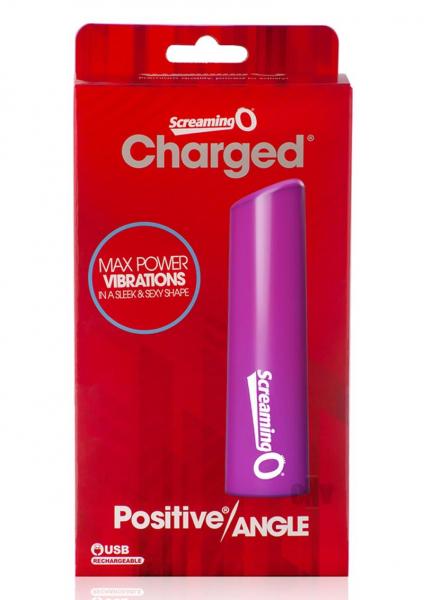 Screaming O Charged Positive Angle Purple Vibrator