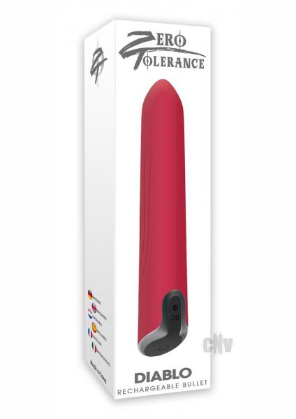 Diablo Rechargeable Bullet Vibrator Red