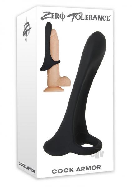 Zero Tolerance Cock Armor Black Vibrating Ring