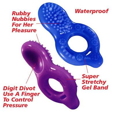 The O-Joy - Non-Vibrating Stimulation Ring - Assorted Colors