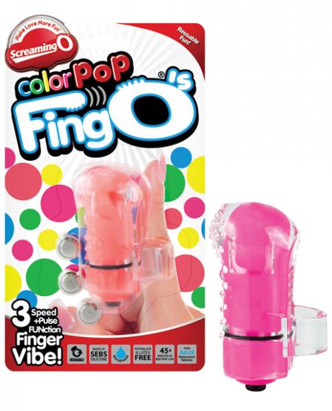 Color Pop Fing O Finger Vibrator Assorted Colors