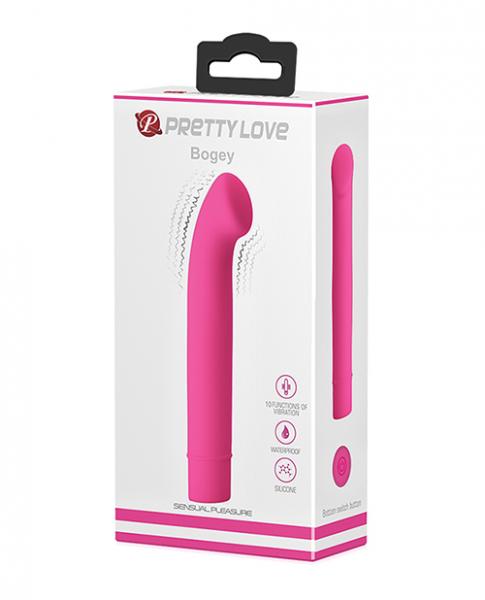 Pretty Love Bogey Silicone Mini Vibrator Pink