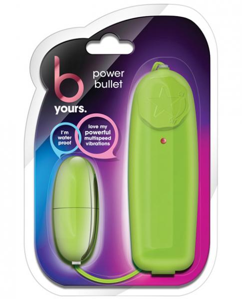 Power Bullet Lemon Lime Swirl Green Vibrator