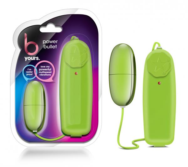 Power Bullet Lemon Lime Swirl Green Vibrator