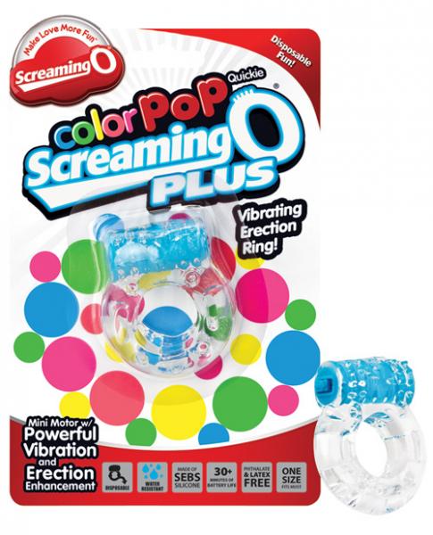 Color Pop Quickie Screaming O Plus Erection Ring