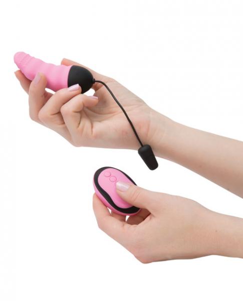 Simple & True Remote Control Vibrating Tongue Pink