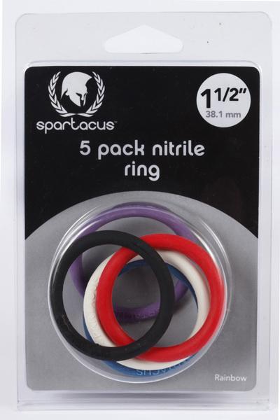 Rainbow Nitrile C Ring 5 Pack 1.5 inches