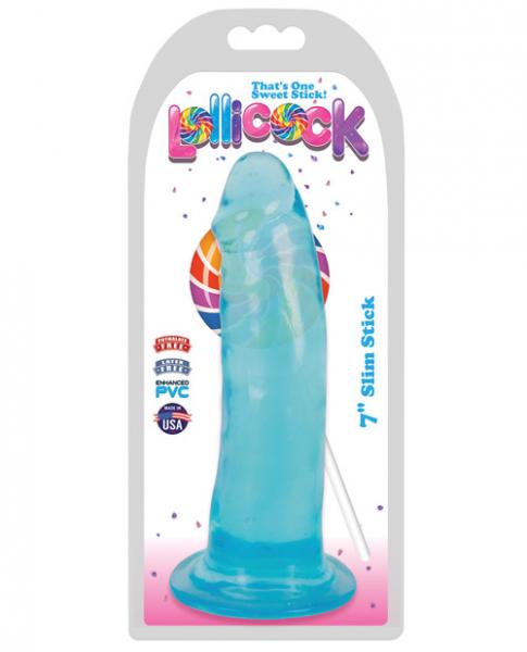 Lollicock 7 inches Slim Stick Dildo with Suction Cup