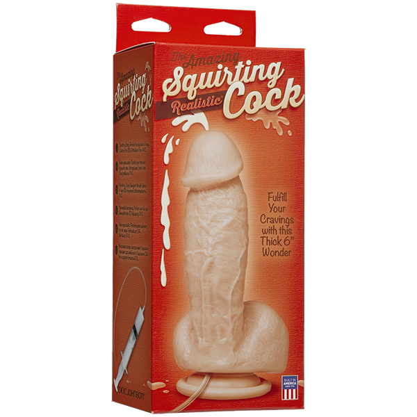 The Amazing Squirting Realistic Cock Beige