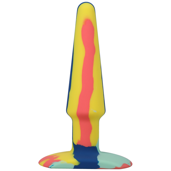 A Play 5'' Groovy Silicone Anal Plug - Sunrise