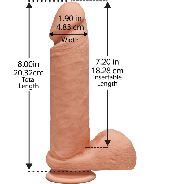 The D Perfect D Ultraskyn 8 inches Cock