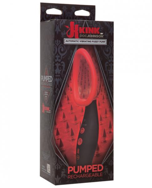 Kink Pumped Vibrating Vagina Pump Black