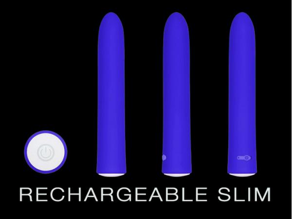 Evolved Rechargeable Slim Purple 7 Function Vibrator