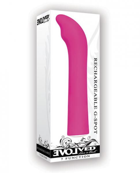 Rechargeable G-Spot 7 Function Pink Vibrator