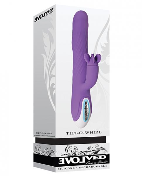 Tilt-O-Whirl Purple Rabbit Vibrator