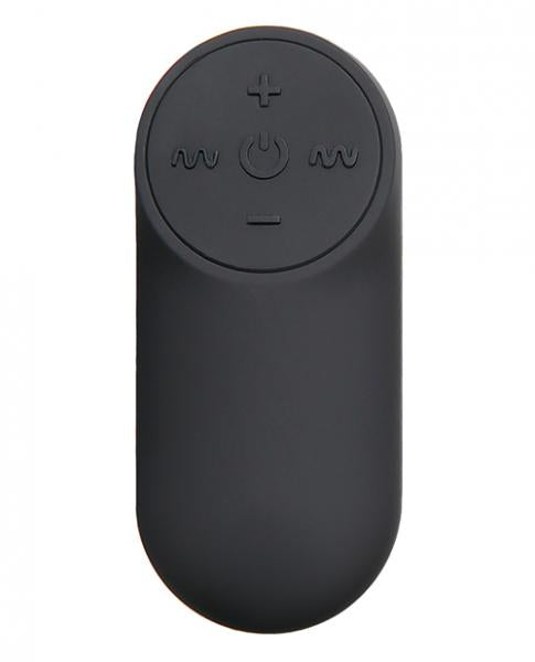 Kong Rechargeable Anal Plug With Remote Control Black