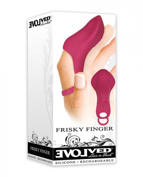 Frisky Finger Rechargeable Bullet Vibrator Burgundy