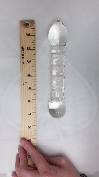 Spiral Staircase Full Tip Glass Dildo