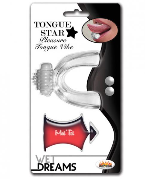 Tongue Star Vibe with 10ml Liquor Lube Pillow