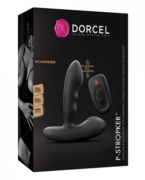 Dorcel P-Stroker Moving Bead Prostate Massager Black