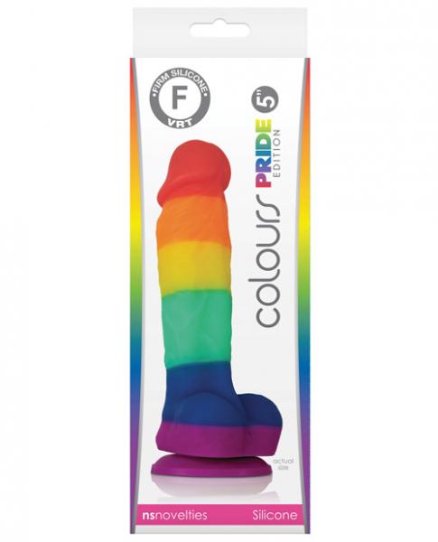 Colours Pride Edition 5 inches Dildo Rainbow