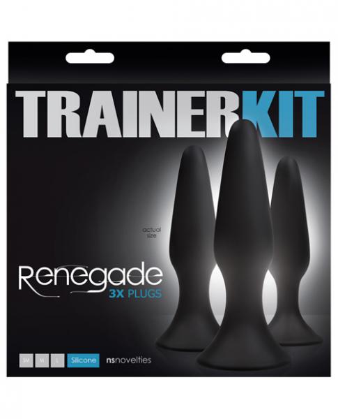 Renegade Sliders Trainer Kit 3 Plugs Black