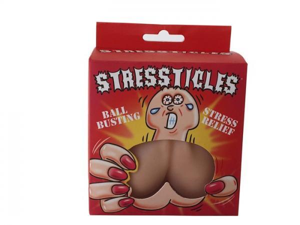 Stressticles Stress Relief Beige Squeeze Balls