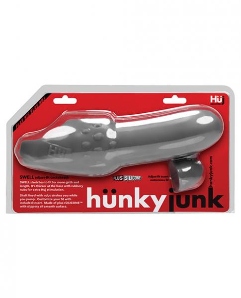 Hunky Junk Swell Adjust Fit Cock Sheath Smoke