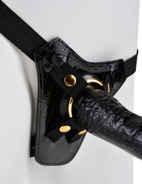 Fetish Fantasy Gold Designer Strap On with Dildo Black