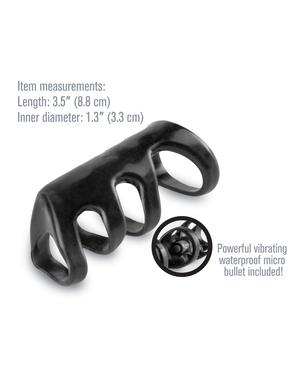 Fantasy Vibrating Power Cage Black