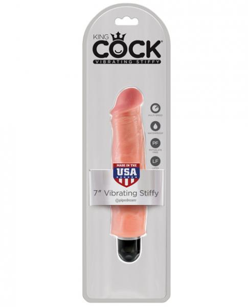 King Cock 7 inches Vibrating Stiffy