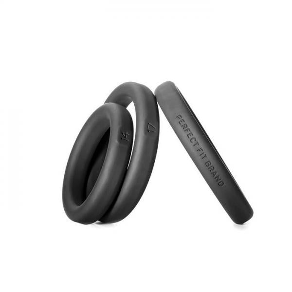 Xact-Fit 3 Ring Kit S/M/L Black Silicone