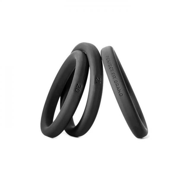 Xact-Fit 3 Ring Kit L/XL Black Silicone