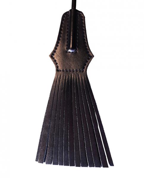 Rouge Tassel Riding Crop Black