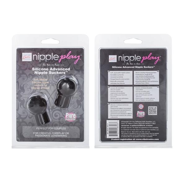 Nipple Play Advance Silicone Sucker Black