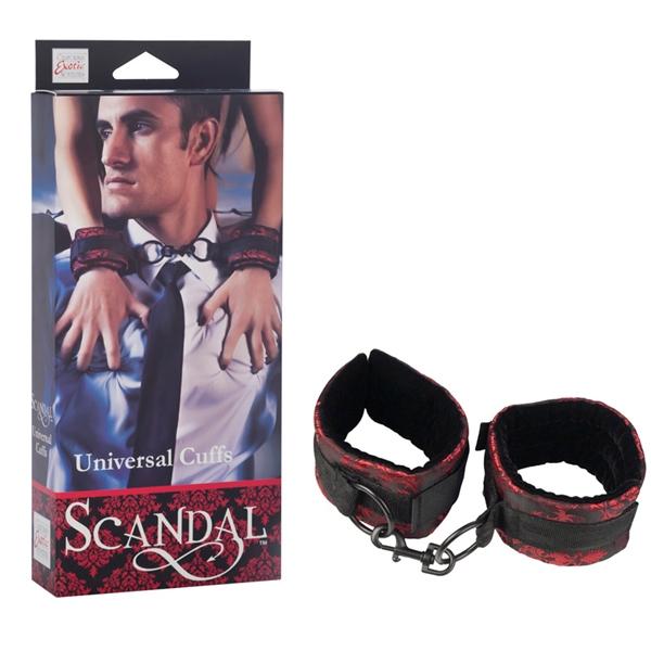 Scandal Universal Cuffs Black/Red