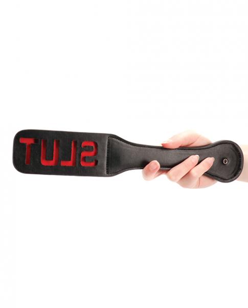 Ouch Slut Impression Paddle Black