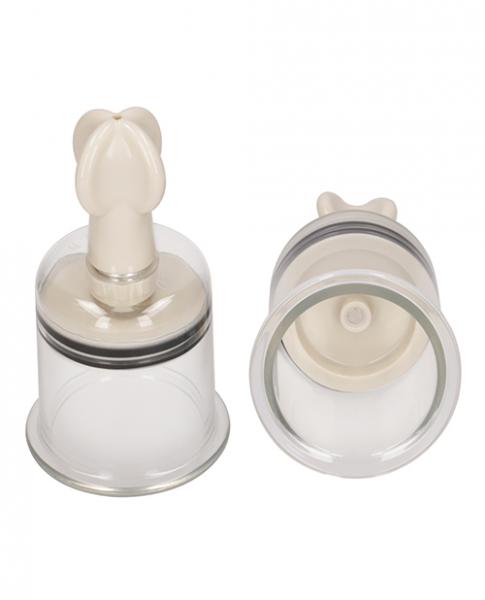 Pumped Nipple Suctions Set Large Clear