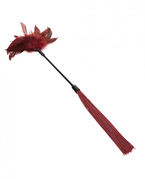 Sex & Mischief Enchanted Feather Tickler Black