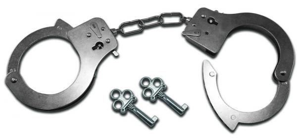 Sex & Mischief metal handcuffs