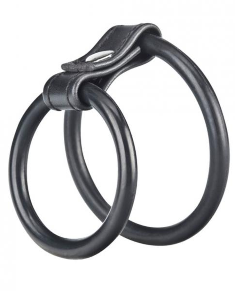 C & B Gear Duo Cock And Ball Ring Black