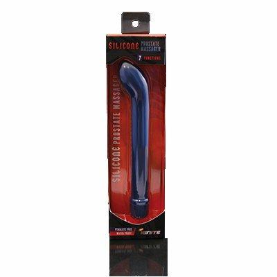 Silicone Vibrating Prostate Massager Blue