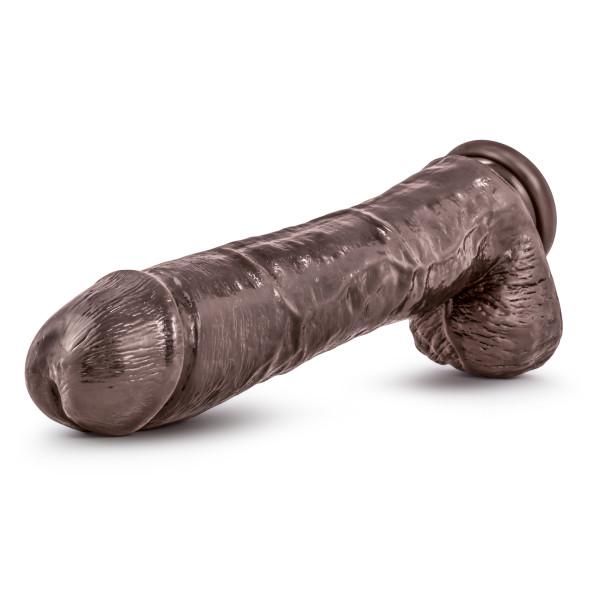 Mr Savage 11.5 inches Dildo with Suction Cup Brown